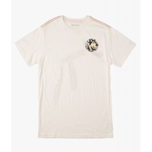 RVCA Men's Regular Fit Mod Fill T Shirt Short Sleeve Crew Ivory XL AVYZT01231‎